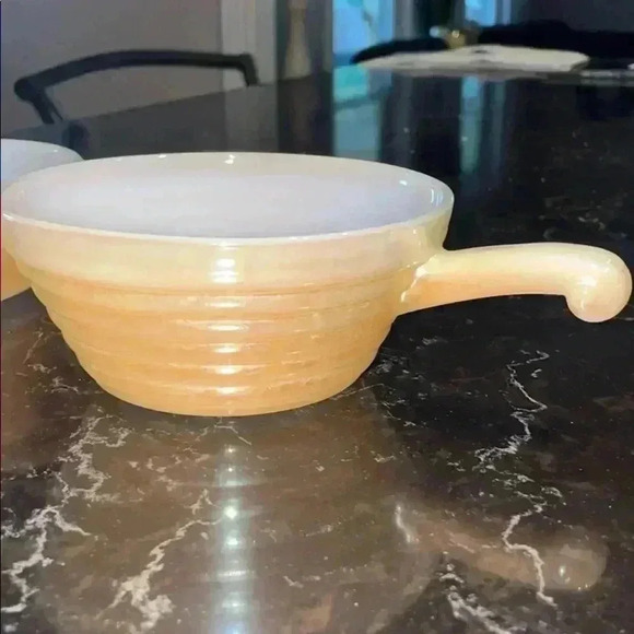 FIRE KING Peach Luster - Picture 3 of 5